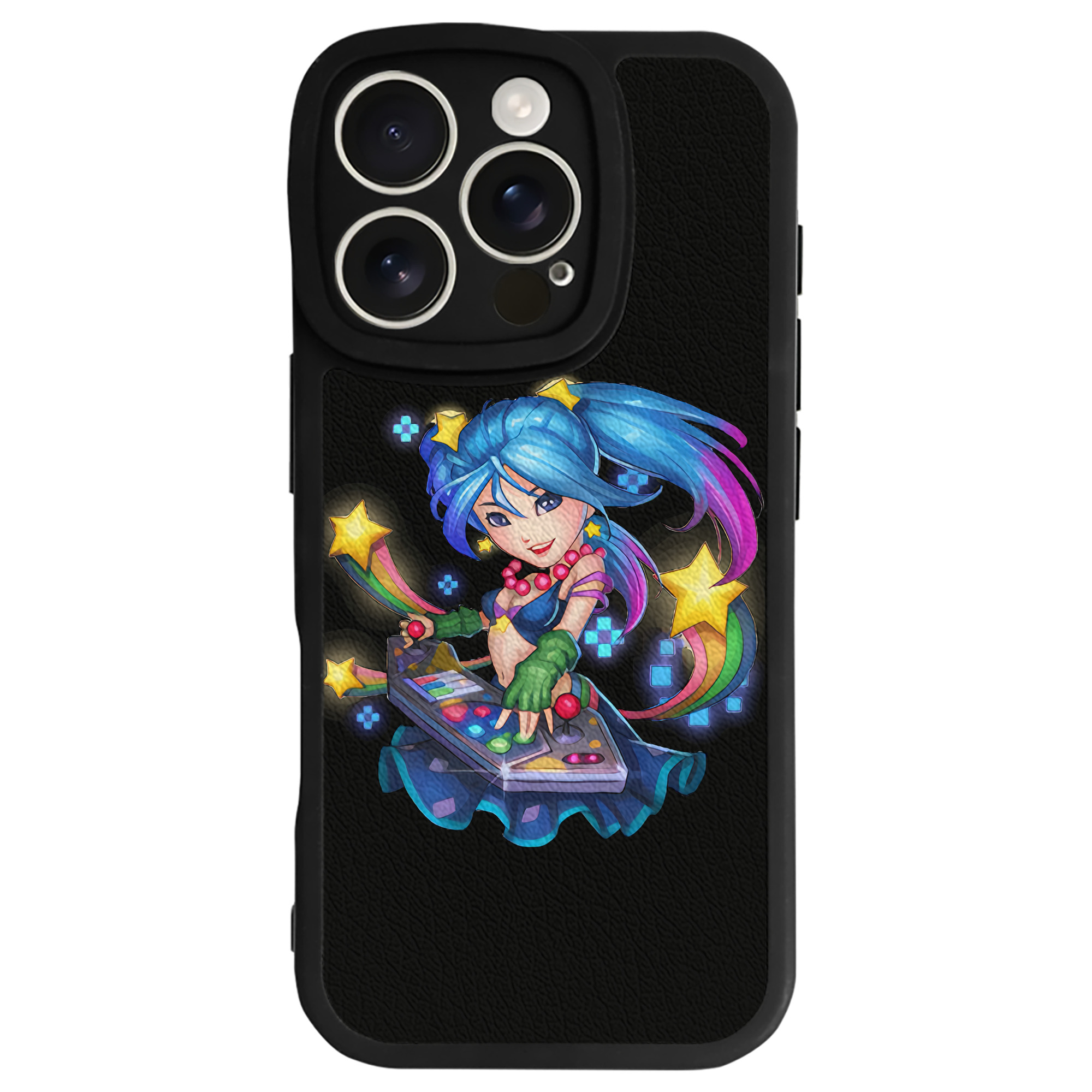 （画像用） リーグ・オブ・レジェンド League of Legends LOL 【iPhone 16シリーズ対応】シリコンスマホケース（レザー調） 材質：シリコン